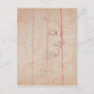 Postal Estudio para el jefe del Sibyl libio