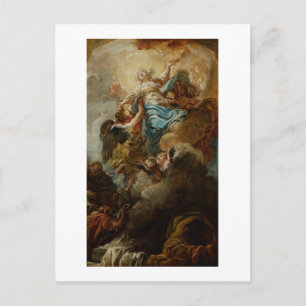 Postal Estudio para la asunción de la Virgen, c.1760 2