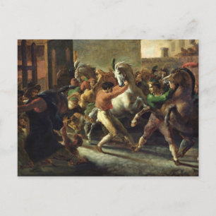 Postal Estudio para la raza de los caballos bárbaros, 181