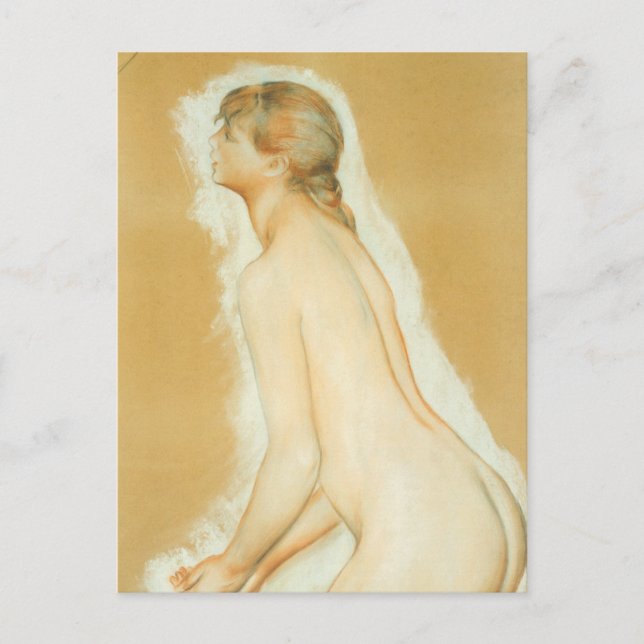 Postal Estudio para "Las grandes madres" de Pierre Renoir (Anverso)