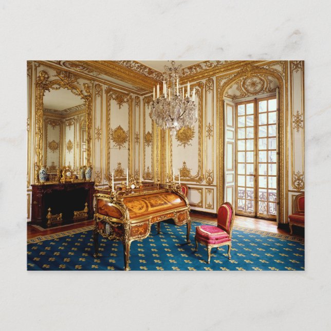 Postal Estudio privado de Luis XV, 1753-60 (Anverso)