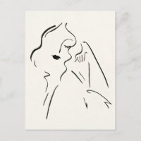 Estudio simple - Esbozo de una dama