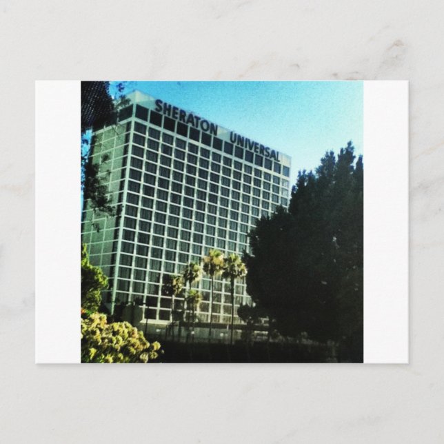 Postal estudios de hotel universal sheraton LA (Anverso)