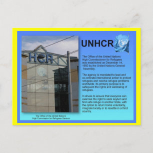 Postal Estudios sociales, ACNUR, Ginebra
