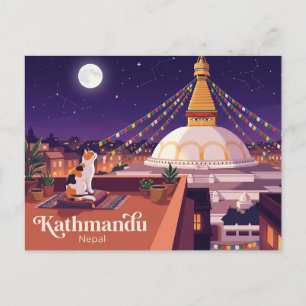 Postal Estupa de Boudhanath Nepal