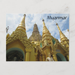 Postal estupas shwedagon myanmar
