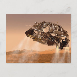 Postal Etapa De Rover Y Descenso Para El Laboratorio Cien