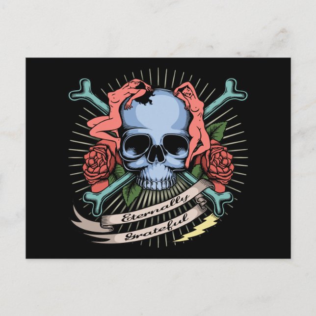 Postal Eternamente agradecido (Anverso)