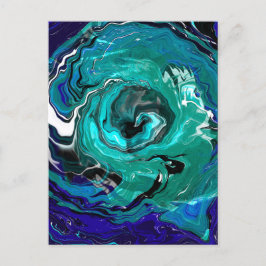 Postal Eternidad azul | Arte abstracto