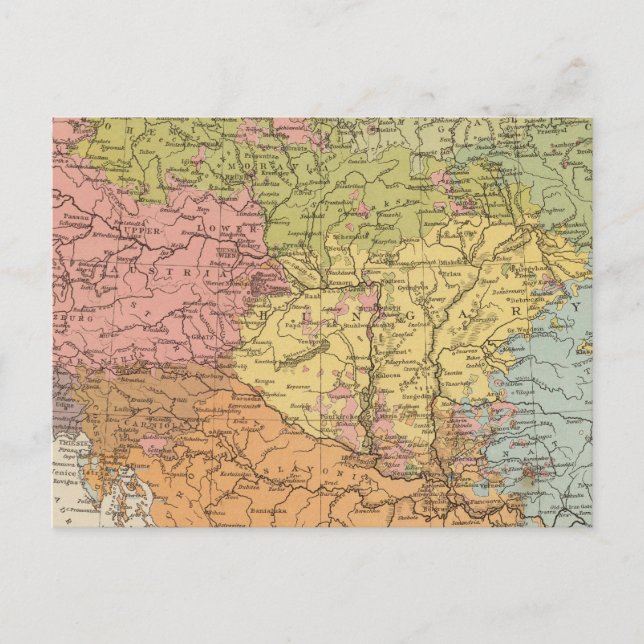 Postal Ethnog Austria Hungría (Anverso)