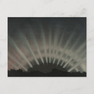 Postal Etienne Leopold Trouvelot - Aurora Borealis