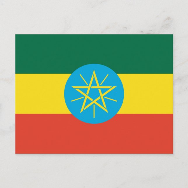 Postal etiopía (Anverso)