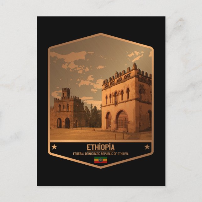 Postal Etiopía (Anverso)