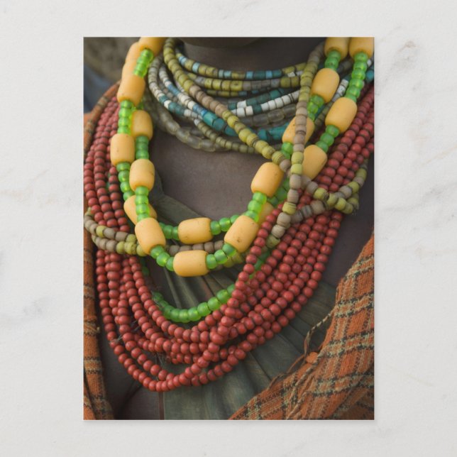 Postal Etiopía: Cuenca del río Omo bajo, Delta Omo, (Anverso)