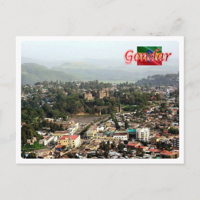 Postal Etiopía - Gondar - (Anverso)