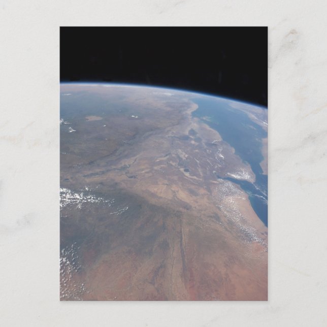 Postal Etiopía y parte del Mar Rojo (Anverso)