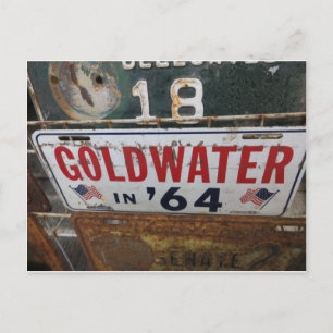 Postal Etiqueta Antigua Goldwater