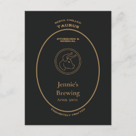 Postal Etiqueta de Apothecario Personal Sensual Terca de 