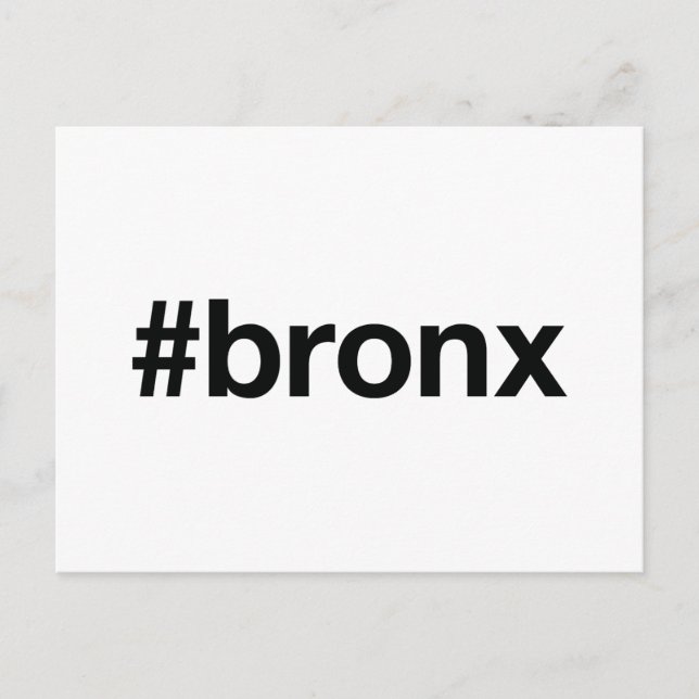 Postal Etiqueta de BRONX (Anverso)