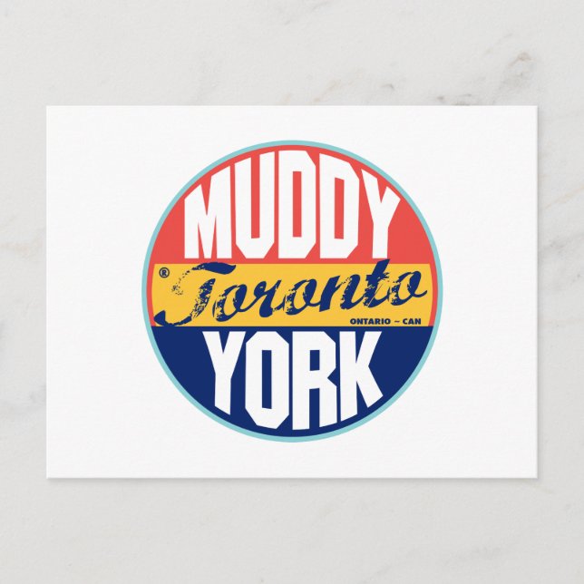 Postal Etiqueta de cosecha de Toronto (Anverso)