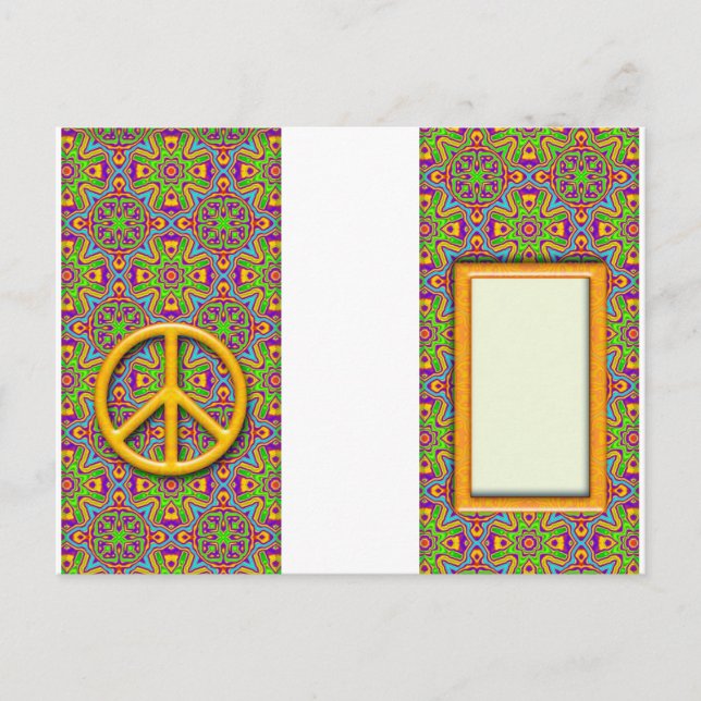 Postal Etiqueta de equipaje de paz (Anverso)