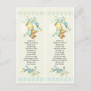 Postal Etiqueta de favor de Personalizado de Baby Shower 