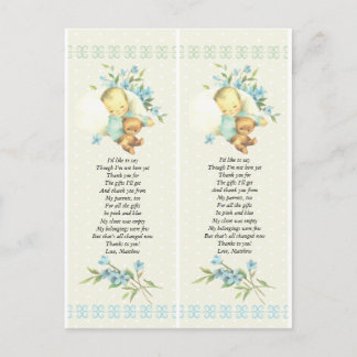 Postal Etiqueta de favor de Personalizado de Baby Shower
