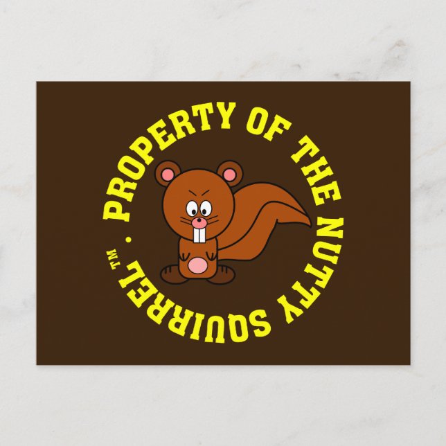 Postal Etiqueta de identificación de propiedades personal (Anverso)