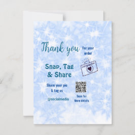 Postal Etiqueta de instantánea comparte redes sociales có