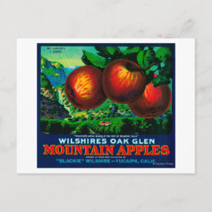 Postal Etiqueta de la tasa de Apple Oak Glen de Wilshire
