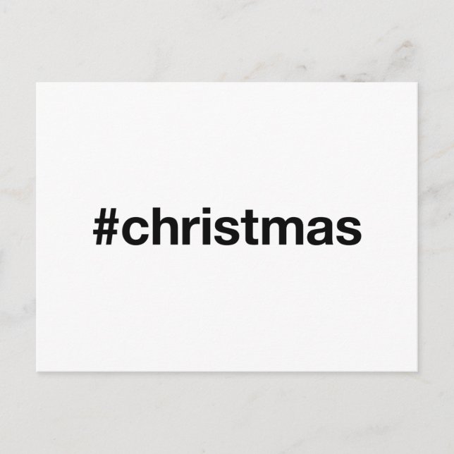 Postal Etiqueta de navidades (Anverso)