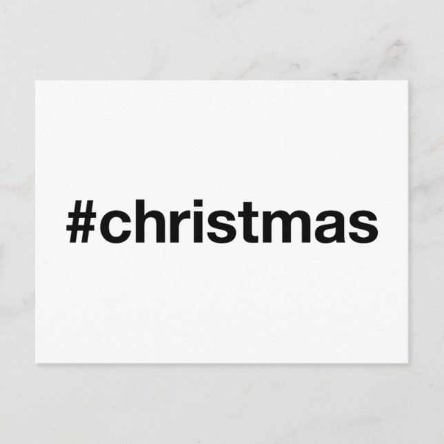Postal Etiqueta de navidades (Anverso)