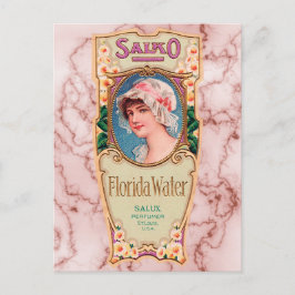 Postal Etiqueta de perfume de agua de Salko Florida