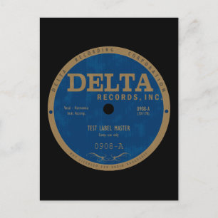 Postal Etiqueta de registros delta