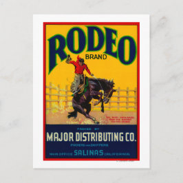Postal Etiqueta de rodeo-vegetalSalinas, CA