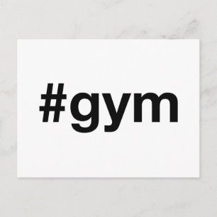 Postal Etiqueta GYM