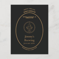 Etiqueta Personalizada de Apothecario de Oro del Z