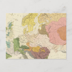Postal Etnografía, Europa