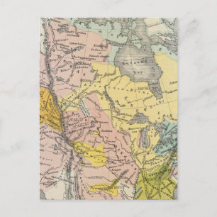 Postal Etnografías de América del Norte