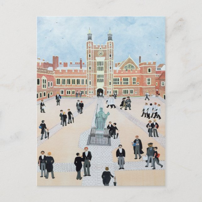 Postal Eton College School Yard 1991 (Anverso)