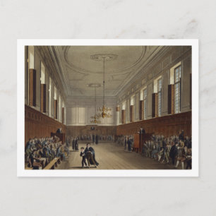Postal Eton School Room, de 'History of Eton College',