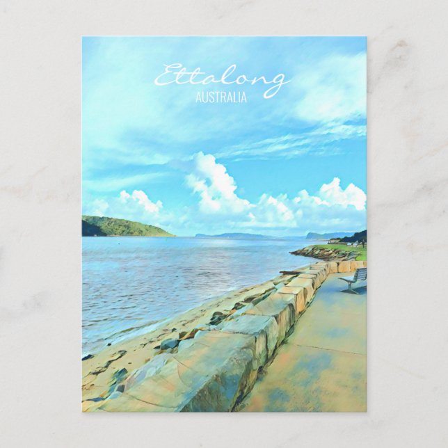 Postal Ettalong Costa Central NSW Australia (Anverso)