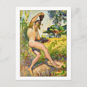 Postal Etude Pour Faune de Henri-Edmond Cross