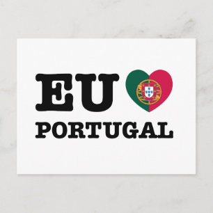 Postal Eu Amo Portugal