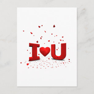 Postal Eu te amo - Te amo