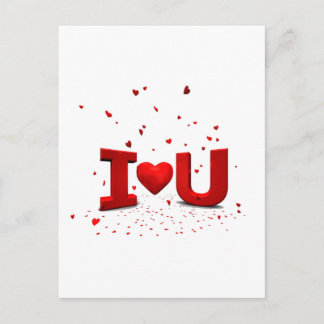Postal Eu te amo - Te amo