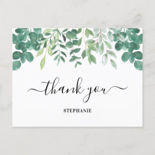 Postal Eucalyptus Green Gracias