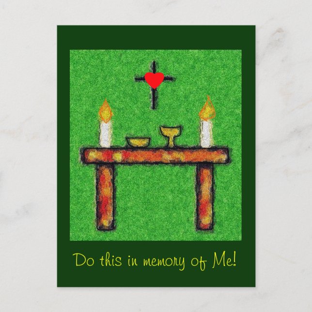 Postal Eucaristía II (Anverso)