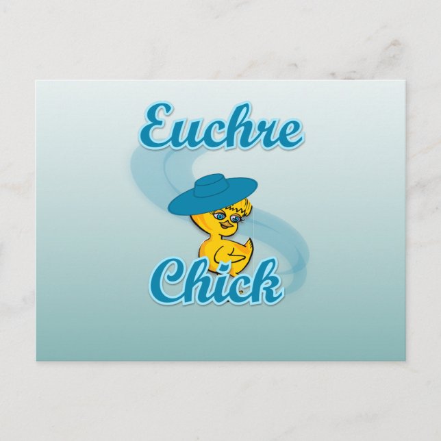 Postal Euchre Chick #3 (Anverso)