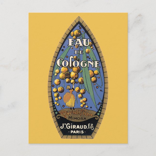Postal Eud De Cologne Mimosa (Anverso)